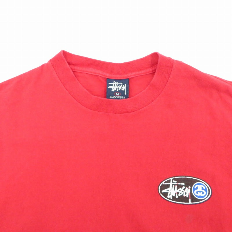 STUSSY | ステューシー USA製/OLD STUSSY 長袖Ｔシャツ レッド サイズ：M【瀬戸大橋店】