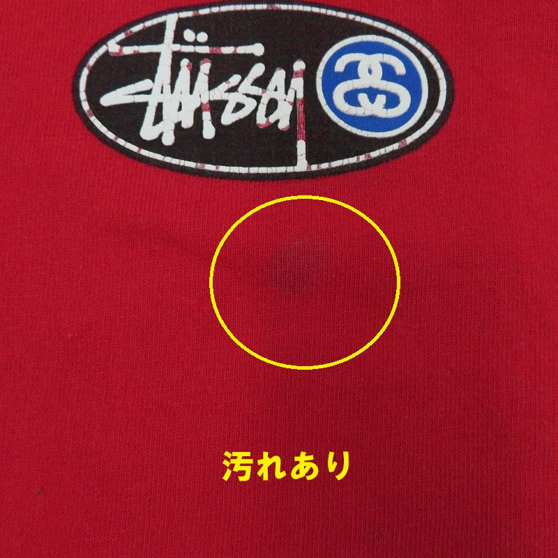 STUSSY | ステューシー USA製/OLD STUSSY 長袖Ｔシャツ レッド サイズ：M【瀬戸大橋店】
