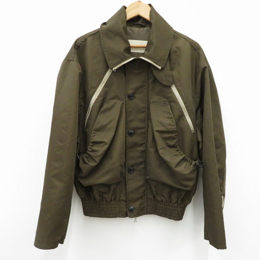 DRIES VAN NOTEN | ドリスヴァンノッテン VANBORN BOMBER JACKET その他アウター カーキ サイズ：M【瀬戸大橋店】
