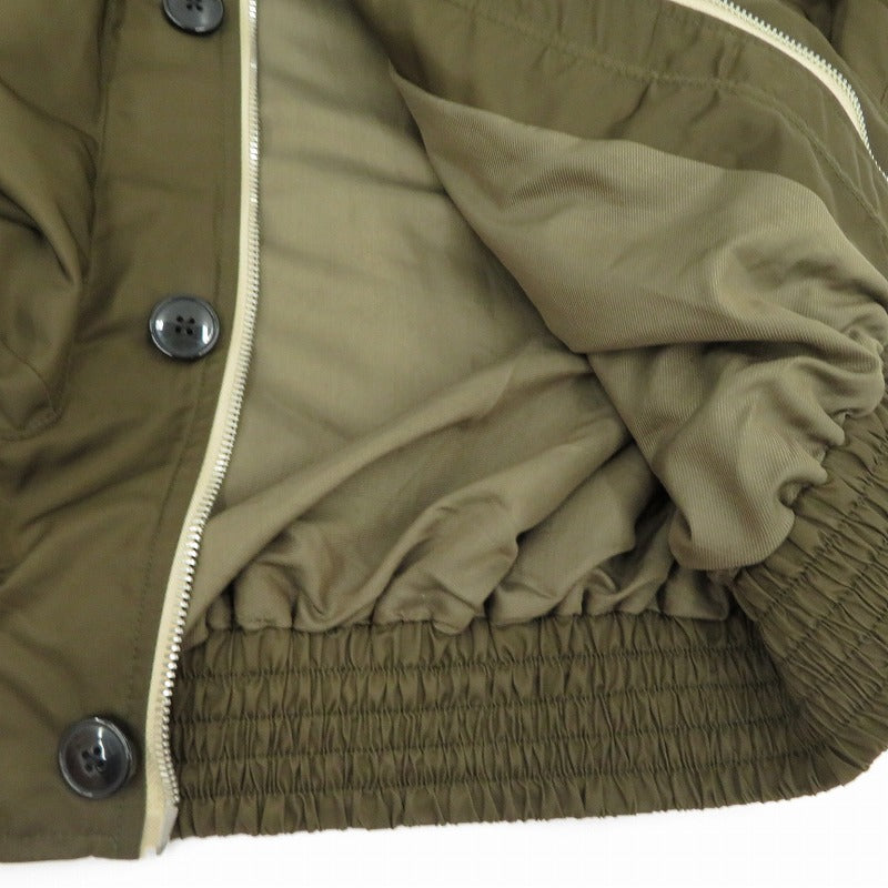 DRIES VAN NOTEN | ドリスヴァンノッテン VANBORN BOMBER JACKET その他アウター カーキ サイズ：M【瀬戸大橋店】