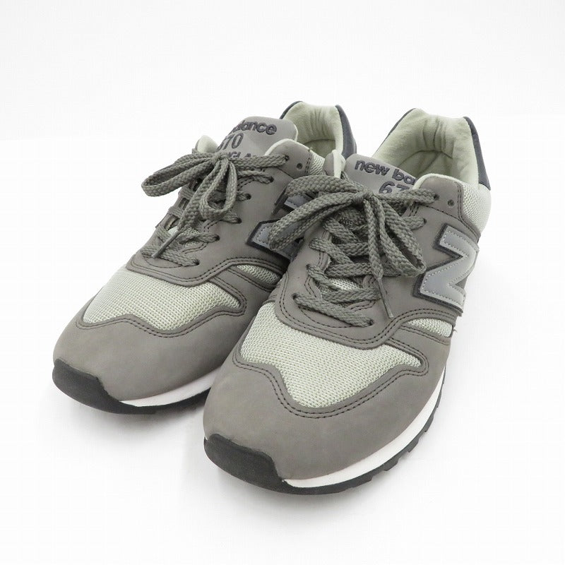 NEW BALANCE | ニューバランス スニーカー M670GNS グレー 26cm【瀬戸大橋店】