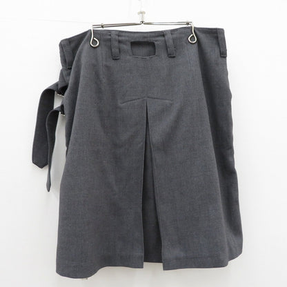 Belted Suit Skirt スカート NUSS25SKI001 グレー サイズ：2【瀬戸大橋店】