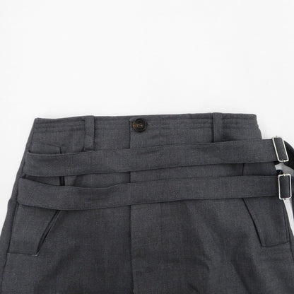 Belted Suit Skirt スカート NUSS25SKI001 グレー サイズ：2【瀬戸大橋店】