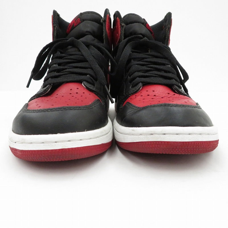 NIKE | ナイキ Air Jordan 1 Retro High OG 'Bred/Banned' スニーカー 555088-001 エアジョーダン レッド 27cm【瀬戸大橋店】