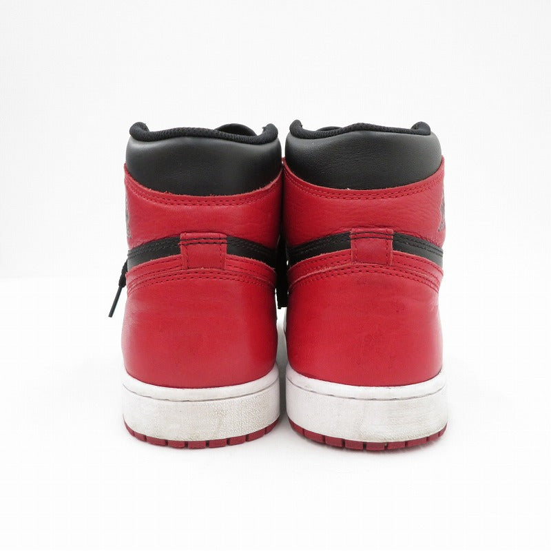 NIKE | ナイキ Air Jordan 1 Retro High OG 'Bred/Banned' スニーカー 555088-001 エアジョーダン レッド 27cm【瀬戸大橋店】