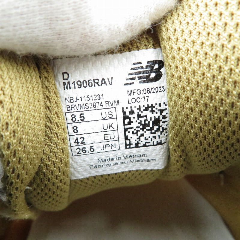 NEW BALANCE | ニューバランス 1906R 'Sea Salt' スニーカー M1906RAV シルバー 26.5cm【瀬戸大橋店】