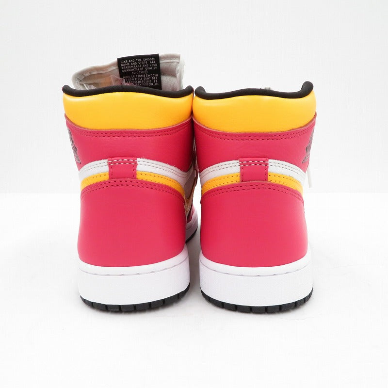 NIKE | ナイキ AJ1 High OG 'Light Fusion Red' スニーカー 555088-603 エアジョーダン ピンク 27cm【瀬戸大橋店】