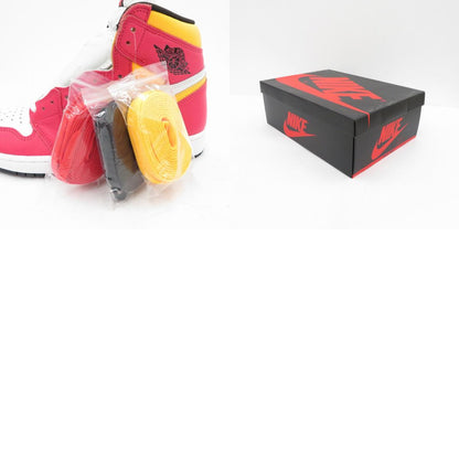 NIKE | ナイキ AJ1 High OG 'Light Fusion Red' スニーカー 555088-603 エアジョーダン ピンク 27cm【瀬戸大橋店】