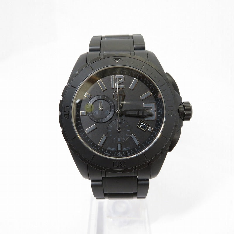 GC Guess Collection/Sport Class/クロノグラフ 腕時計 X76009G2S ブラック【瀬戸大橋店】