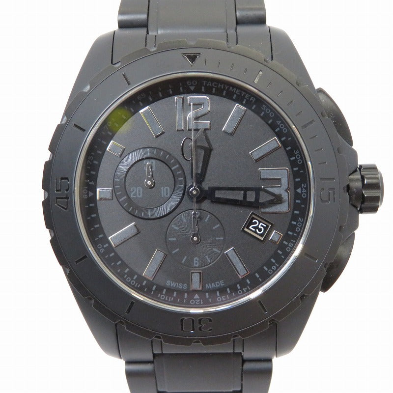 GC Guess Collection/Sport Class/クロノグラフ 腕時計 X76009G2S ブラック【瀬戸大橋店】
