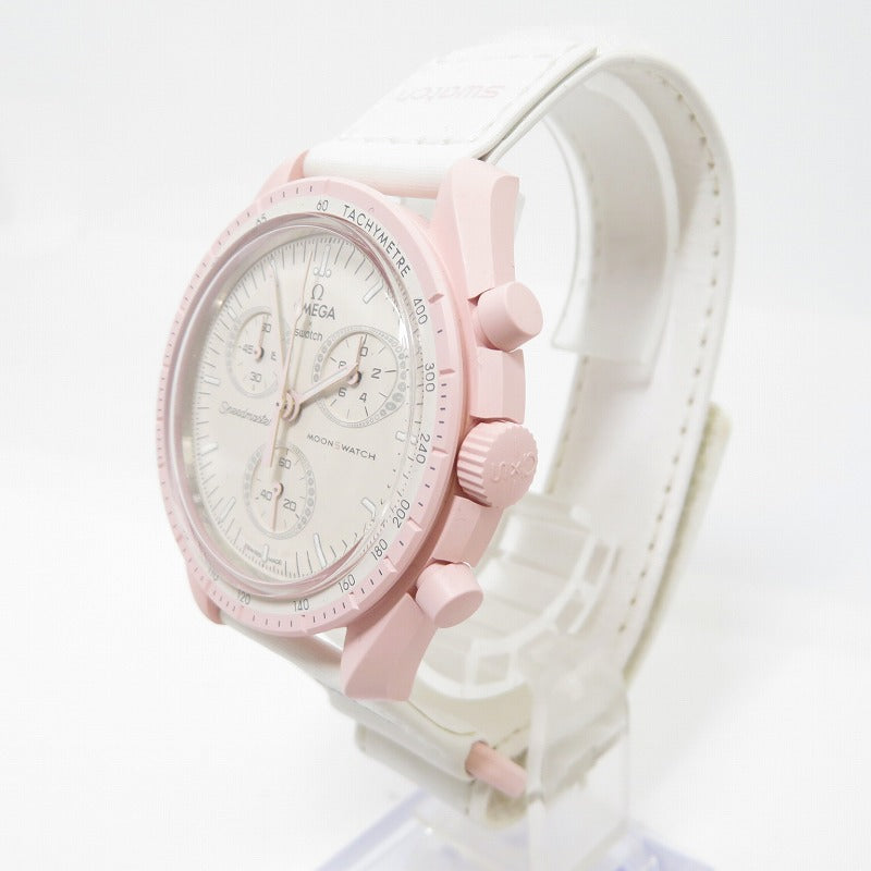 OMEGA | オメガ ×Swatch MISSION TO VENUS 腕時計 SO33P100 ピンク【瀬戸大橋店】