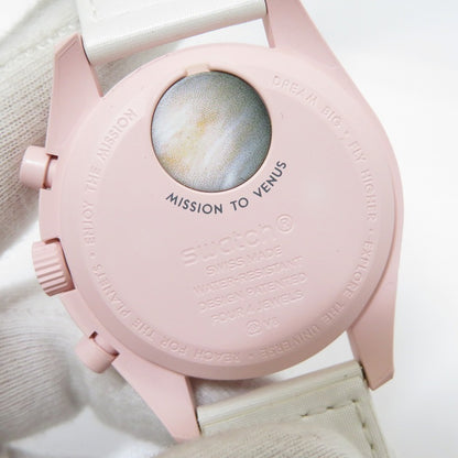 OMEGA | オメガ ×Swatch MISSION TO VENUS 腕時計 SO33P100 ピンク【瀬戸大橋店】