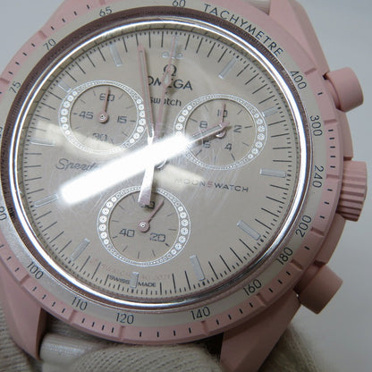 OMEGA | オメガ ×Swatch MISSION TO VENUS 腕時計 SO33P100 ピンク【瀬戸大橋店】