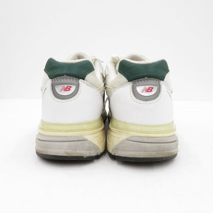 NEW BALANCE | ニューバランス 990V4 'White/Green' スニーカー U990TC4 ホワイト 27cm【瀬戸大橋店】