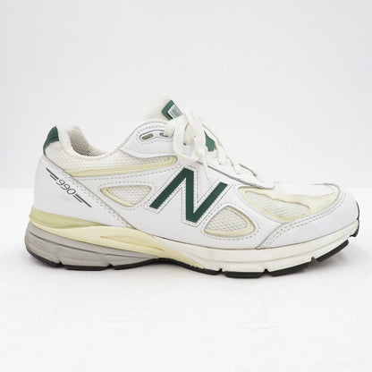 NEW BALANCE | ニューバランス 990V4 'White/Green' スニーカー U990TC4 ホワイト 27cm【瀬戸大橋店】