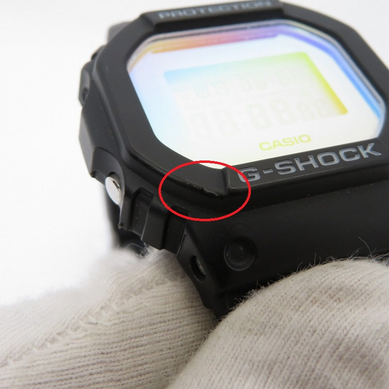 G-SHOCK | ジーショック DIGITAL/5600 SERIES 腕時計 DW-5600SR-1JF ブラック【瀬戸大橋店】