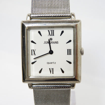JUNGHANS | ユンハンス スクエア・白文字盤 腕時計 JY-705M シルバー【瀬戸大橋店】