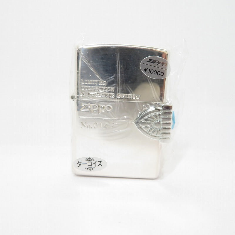 ZIPPO | ジッポ ターコイズ ライター シルバー【瀬戸大橋店】