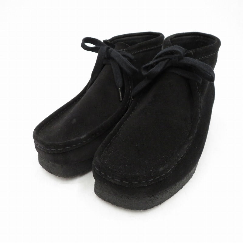 Clarks | クラークス Wallabee ブーツ 26773 ブラック 27.5cm【瀬戸大橋店】