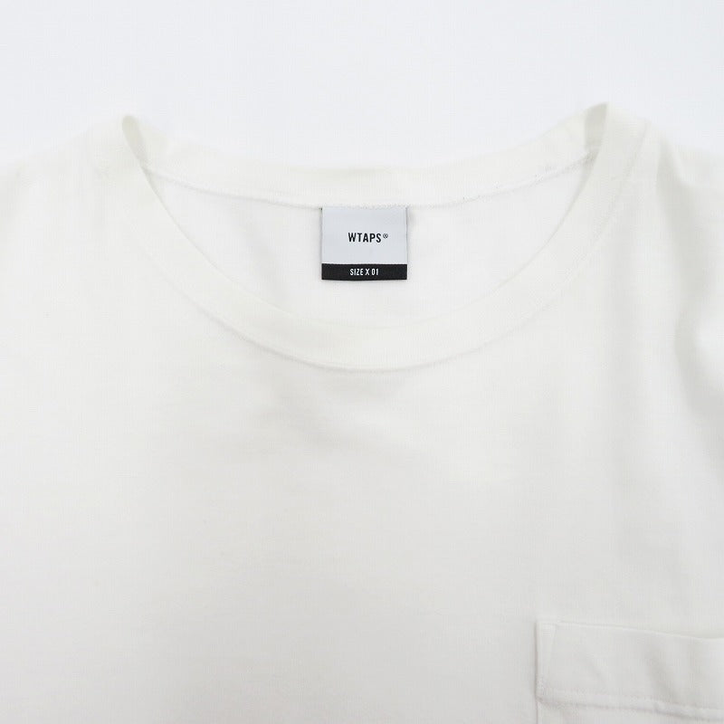W)TAPS | ダブルタップス BLANC SS 02 / TEE.COTTON 半袖Ｔシャツ 201ATDT-CSM03 ホワイト サイズ：1【瀬戸大橋店】