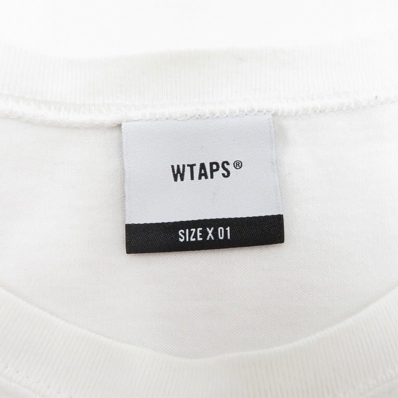 W)TAPS | ダブルタップス BLANC SS 02 / TEE.COTTON 半袖Ｔシャツ 201ATDT-CSM03 ホワイト サイズ：1【瀬戸大橋店】