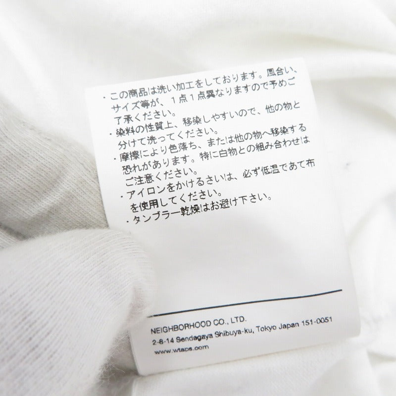 W)TAPS | ダブルタップス BLANC SS 02 / TEE.COTTON 半袖Ｔシャツ 201ATDT-CSM03 ホワイト サイズ：1【瀬戸大橋店】