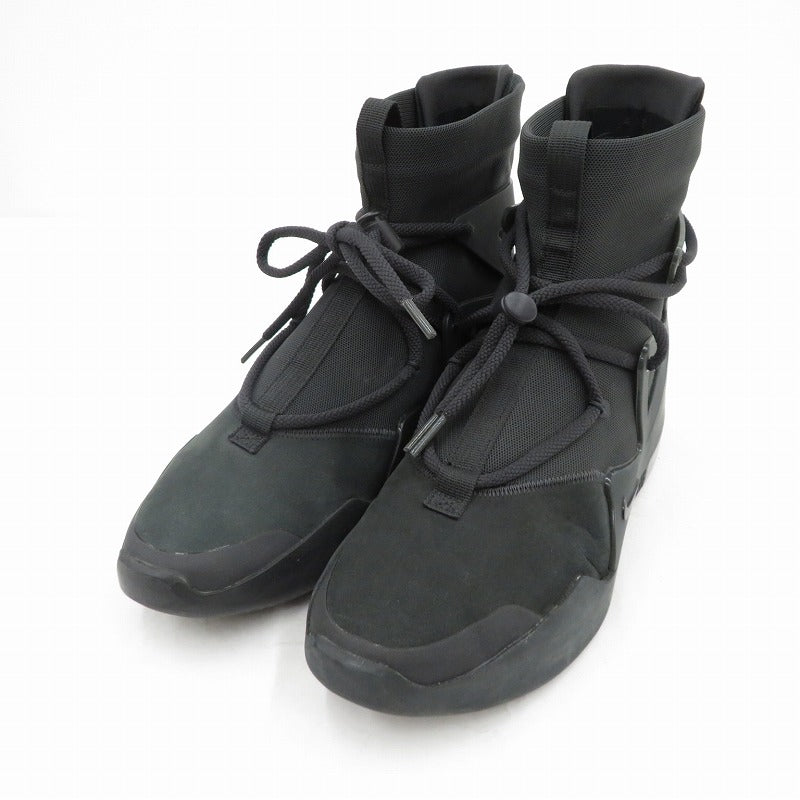 NIKE | ナイキ Fear Of God × Nike Air 1 'Triple Black' スニーカー AR4237-005 ブラック 27cm【瀬戸大橋店】
