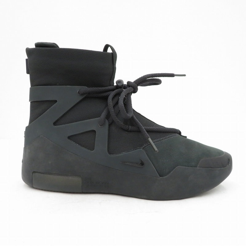 NIKE | ナイキ Fear Of God × Nike Air 1 'Triple Black' スニーカー AR4237-005 ブラック 27cm【瀬戸大橋店】