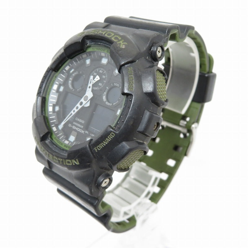 G-SHOCK | ジーショック ANALOG-DIGITAL 腕時計 GA-100L-1AJF ブラック【瀬戸大橋店】