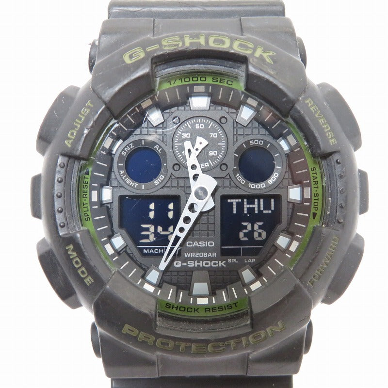 G-SHOCK | ジーショック ANALOG-DIGITAL 腕時計 GA-100L-1AJF ブラック【瀬戸大橋店】