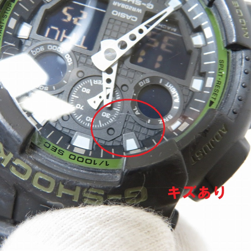 G-SHOCK | ジーショック ANALOG-DIGITAL 腕時計 GA-100L-1AJF ブラック【瀬戸大橋店】