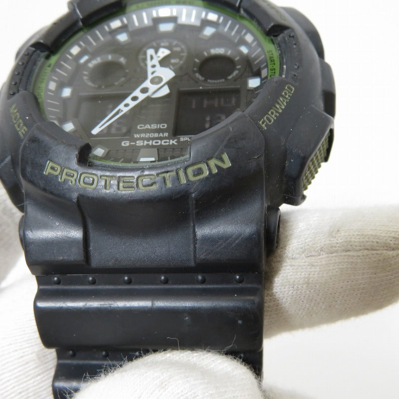 G-SHOCK | ジーショック ANALOG-DIGITAL 腕時計 GA-100L-1AJF ブラック【瀬戸大橋店】