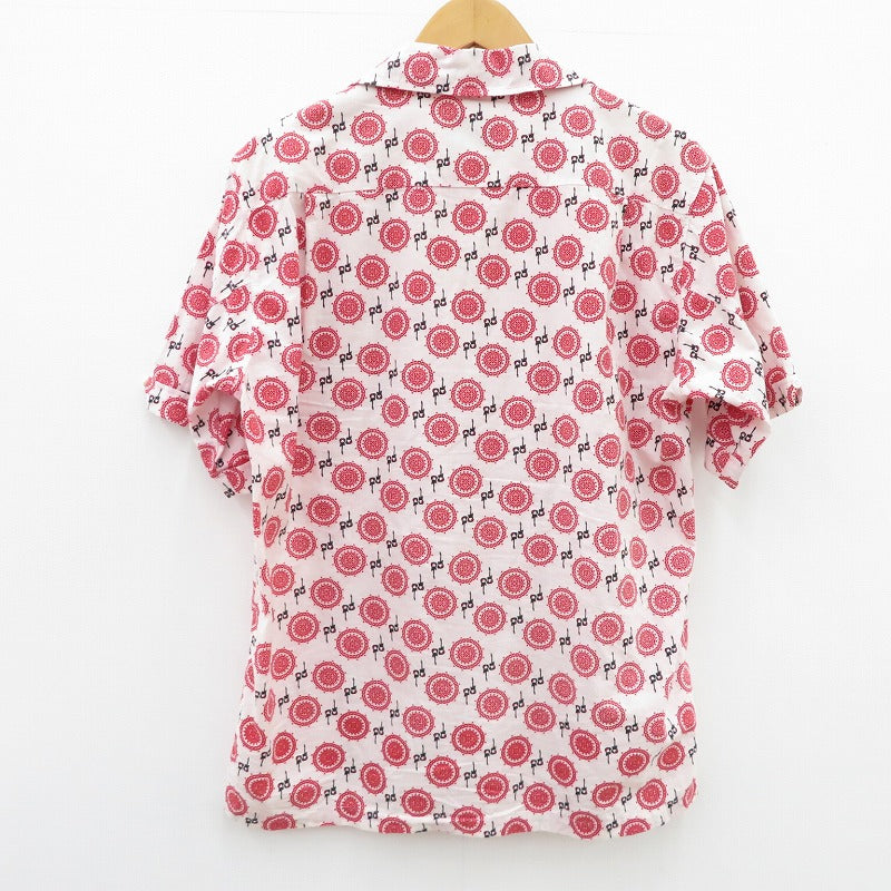 NUMBER(N)INE | ナンバーナイン スリーピングシャツ 半袖シャツ レッド サイズ：3【瀬戸大橋店】