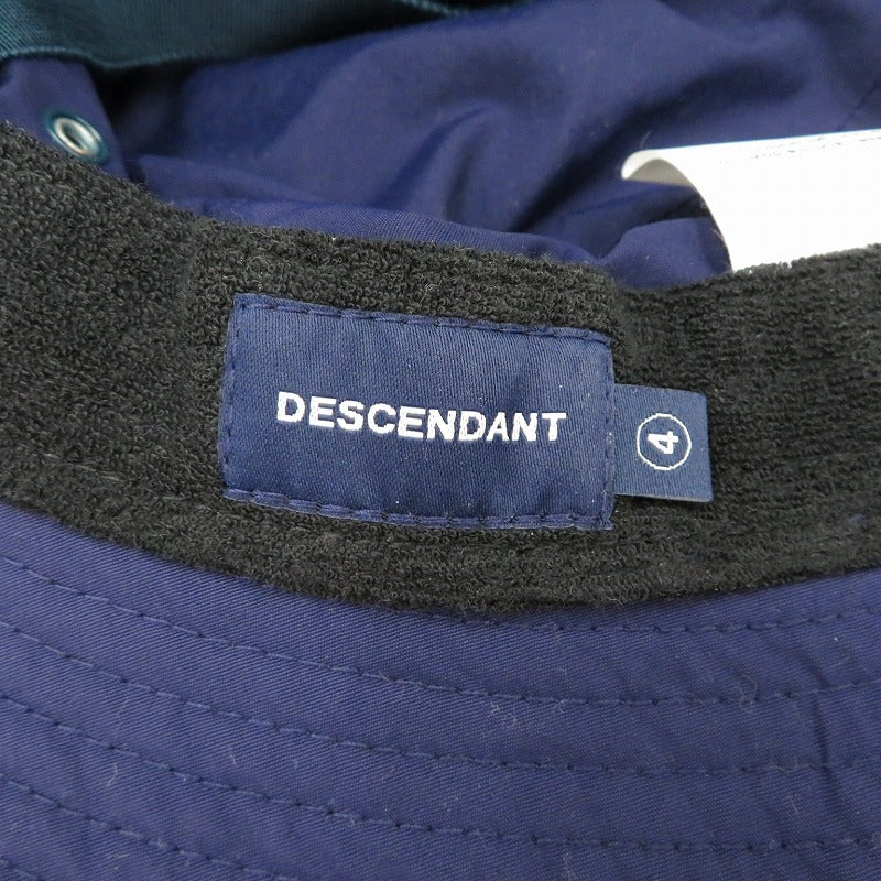 DESCENDANT | ディセンダント SIMMONS NYLON BUCKET ハット 231EMDS-HT08 ネイビー【瀬戸大橋店】