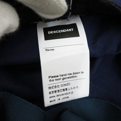 DESCENDANT | ディセンダント SIMMONS NYLON BUCKET ハット 231EMDS-HT08 ネイビー【瀬戸大橋店】