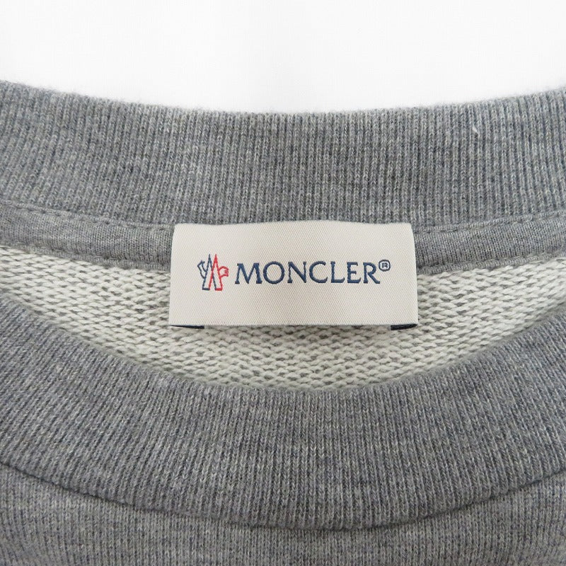 MONCLER | モンクレール スウェット G20918G00026 グレー サイズ：L【瀬戸大橋店】