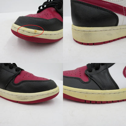 NIKE | ナイキ AJ1 MID 'BLACK/RED/WHITE' スニーカー 554724-066 エアジョーダン ボルドー/バーガンディー 27.5cm【瀬戸大橋店】