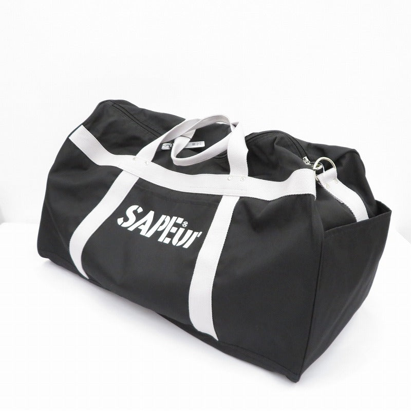SAPEur | サプール CLUB BAG ボストンバッグ ブラック【瀬戸大橋店】