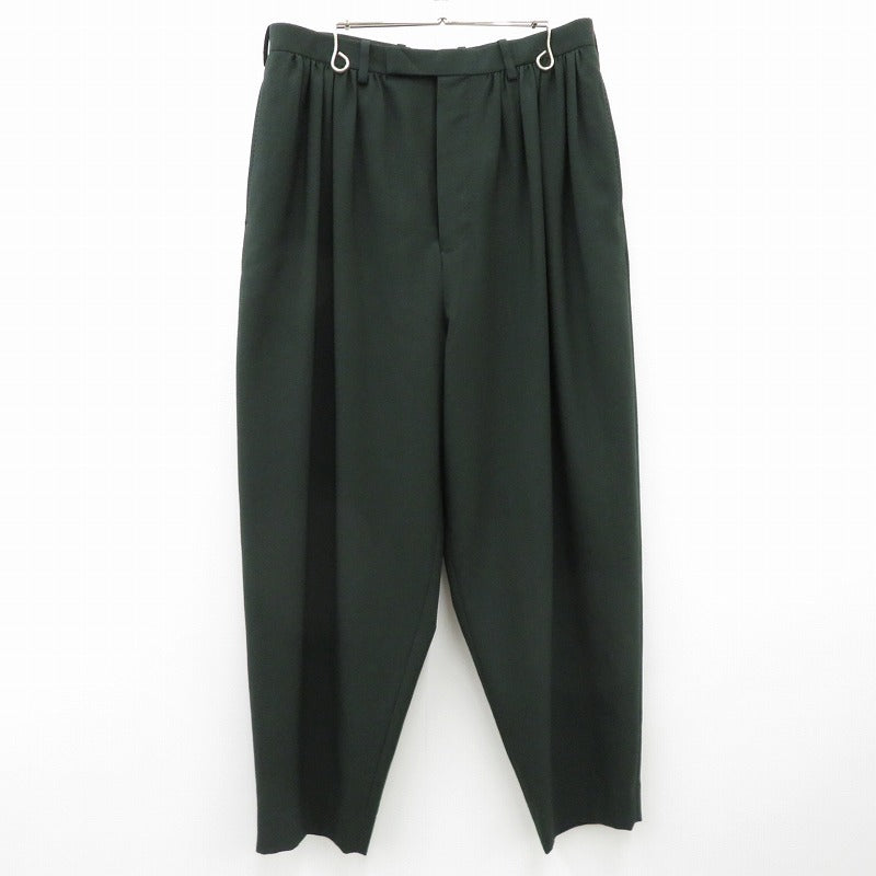 LAD MUSICIAN | ラッドミュージシャン GATHER TAPERED SLACKS その他ボトムス 2219-553 グリーン サイズ：42【瀬戸大橋店】
