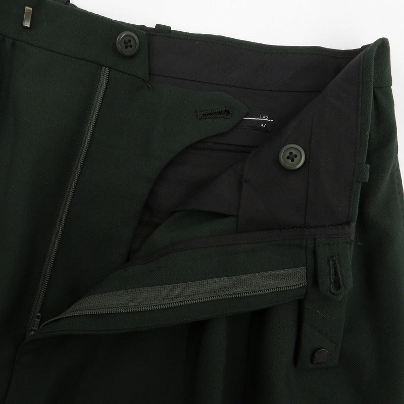 LAD MUSICIAN | ラッドミュージシャン GATHER TAPERED SLACKS その他ボトムス 2219-553 グリーン サイズ：42【瀬戸大橋店】