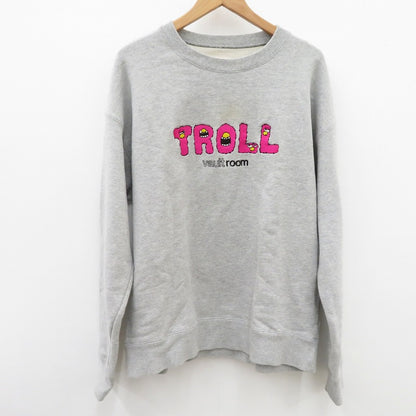 TROLL CREWNECK GRAY スウェット グレー サイズ：L【瀬戸大橋店】