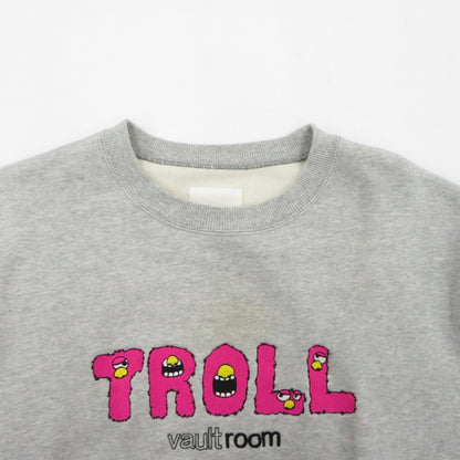 TROLL CREWNECK GRAY スウェット グレー サイズ：L【瀬戸大橋店】
