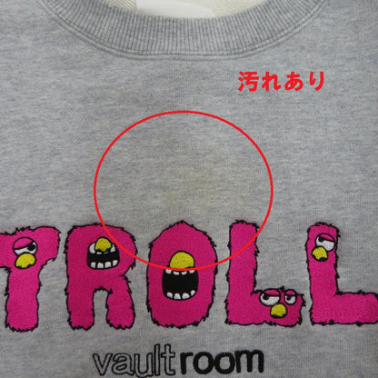 TROLL CREWNECK GRAY スウェット グレー サイズ：L【瀬戸大橋店】