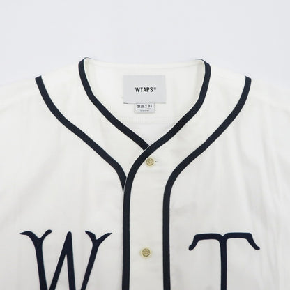 W)TAPS | ダブルタップス LEAGUE/SS/COTTON.TWILL 半袖シャツ 251TQDT-SHM09 ホワイト サイズ：3【瀬戸大橋店】