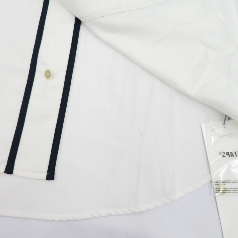 W)TAPS | ダブルタップス LEAGUE/SS/COTTON.TWILL 半袖シャツ 251TQDT-SHM09 ホワイト サイズ：3【瀬戸大橋店】