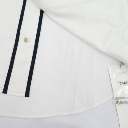 W)TAPS | ダブルタップス LEAGUE/SS/COTTON.TWILL 半袖シャツ 251TQDT-SHM09 ホワイト サイズ：3【瀬戸大橋店】