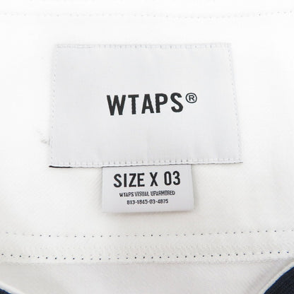 W)TAPS | ダブルタップス LEAGUE/SS/COTTON.TWILL 半袖シャツ 251TQDT-SHM09 ホワイト サイズ：3【瀬戸大橋店】