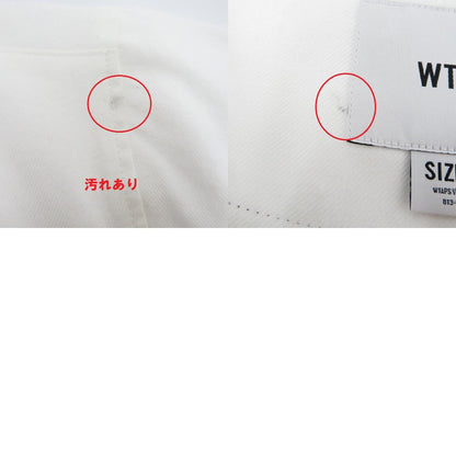 W)TAPS | ダブルタップス LEAGUE/SS/COTTON.TWILL 半袖シャツ 251TQDT-SHM09 ホワイト サイズ：3【瀬戸大橋店】