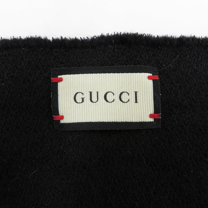 GUCCI | グッチ マフラー ブラック【瀬戸大橋店】
