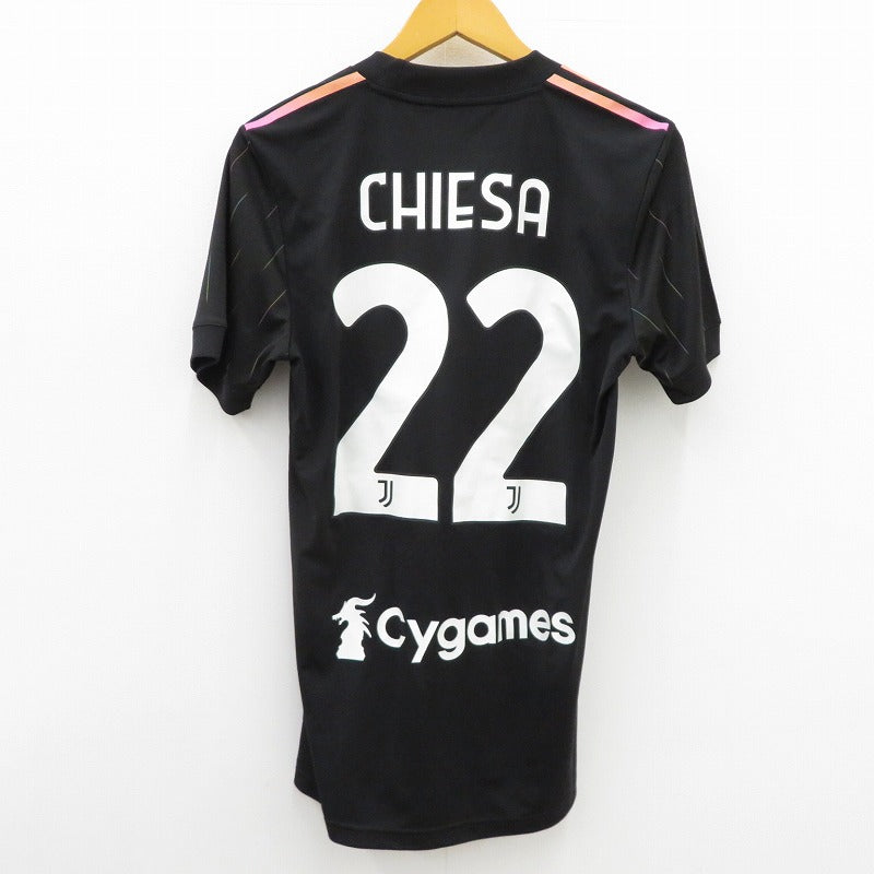adidas | アディダス CHIESA 22 半袖シャツ ブラック サイズ：M【瀬戸大橋店】
